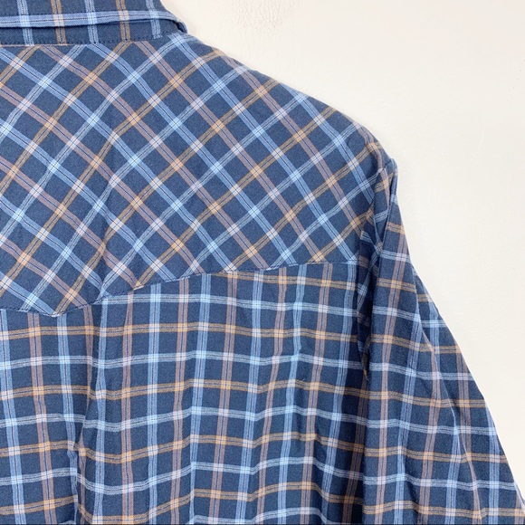 VTG Ely Cattleman Pearl Snap Button Up Mens Large Long Sleeve Cowboy Western - Picture 6 of 6